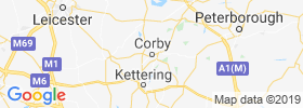 Corby map